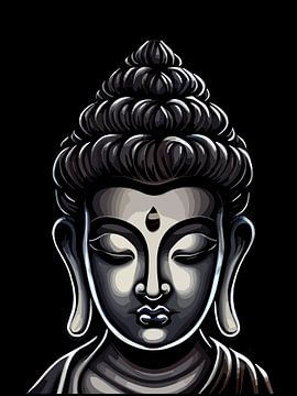 Enchanting Silver Buddha : Spiritual Art for Meditation Spaces by Marian Nieuwenhuis