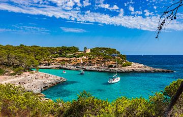 Beautiful seaside on Mallorca, Spain Mediterranean Sea by Alex Winter