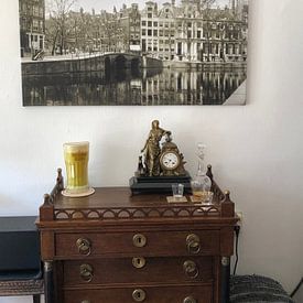 Photo de nos clients: Herengracht à Amsterdam 1895 par Corinne Welp, sur toile