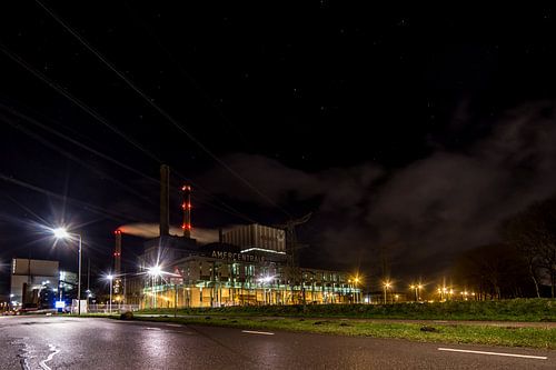 Geertruidenberg im Dunkeln: Kraftwerk Amer