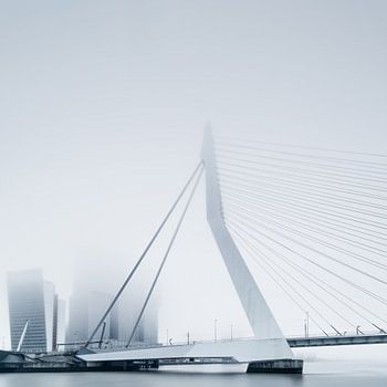 Rotterdam in de mist