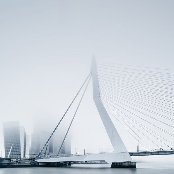 Rotterdam in de mist van Martijn Kort