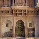 Entree aan de binnenplaats van Mehrangarh, Jodhpur van Jan de Vries thumbnail