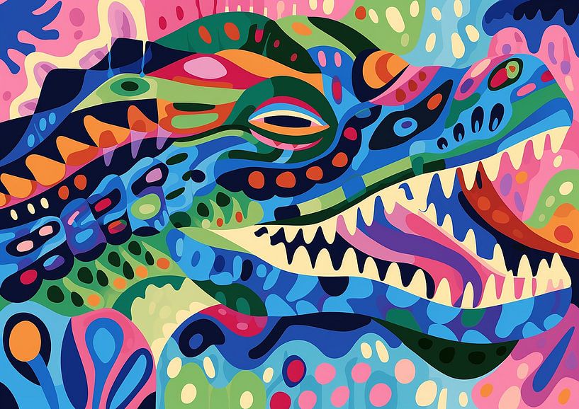 Colorful Dragon by Liv ter Riet