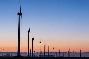 Wind turbines Eemshaven by Jurjen Veerman