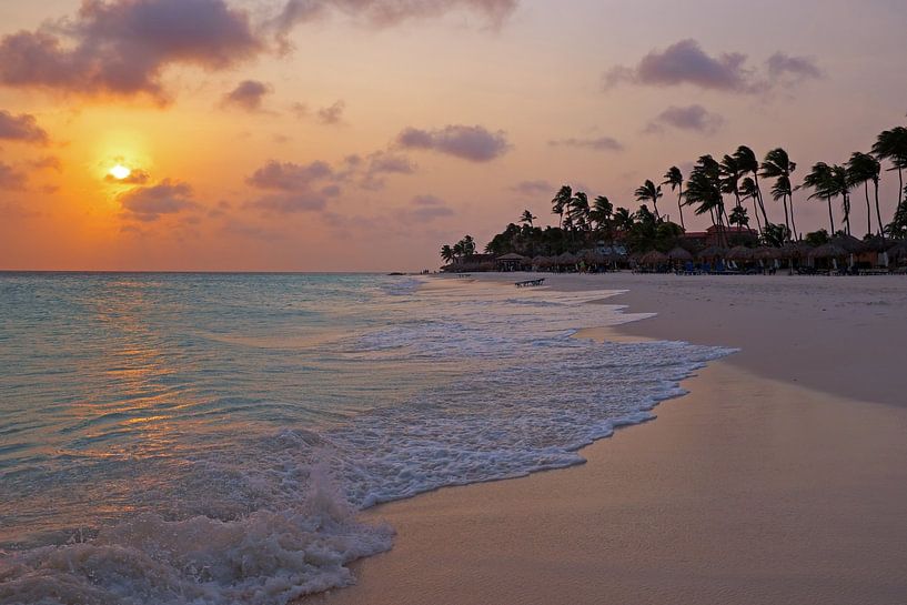 Sunset on Aruba the Netherlands Antilles by Eye on You