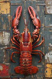 Lobster on wood by Dunto Venaar
