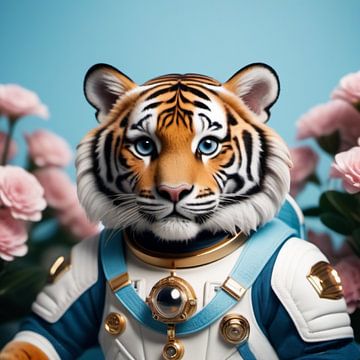 Astronaut Tiger - Family Collection 3 by Dagmar Pels Design