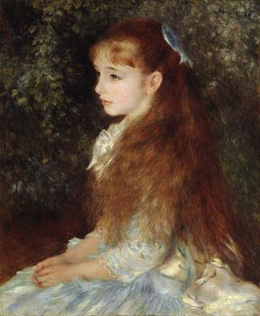 Portrait de Mademoiselle Irène Cahen d'Anvers (Petite Irène), Pierre-Auguste Renoir