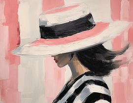 Femme avec chapeau sur Artsy