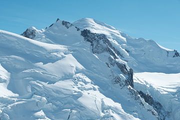 Mont Blanc in de zon van Hozho Naasha