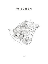 Stadtplan von Wijchen von Michel Vedder Photography