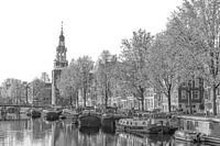 Montelbaanstoren in het centrum van Amsterdam