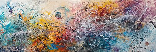 Verworren | Abstrakt Bunt