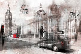 Digital-Art LONDON Composing von Melanie Viola