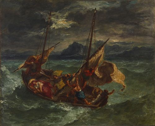 Eugène Delacroix, Christus op het Meer van Galilea, 1854