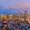 Skyline von San Francisco von Peter Schickert