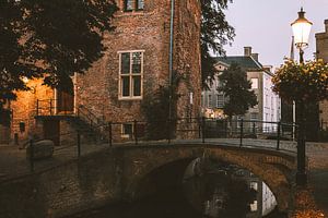 Brücke und alte Gebäude in den Mauerhäusern von Amersfoort