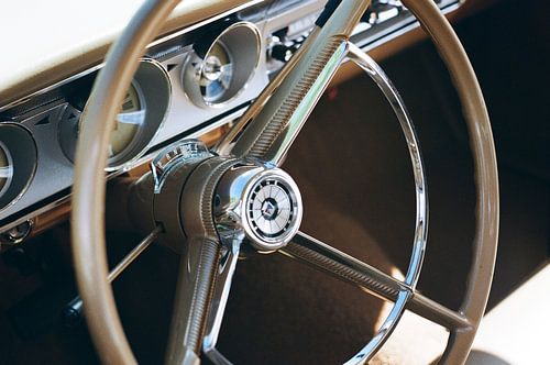 Ford Fairlane Cockpit (Echte Analog-Fotografie)