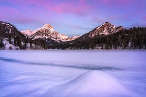 Winter alpenglow van Markus Stauffer