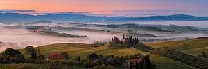 Panorama du Belvédère au lever du soleil sur Henk Meijer Photography