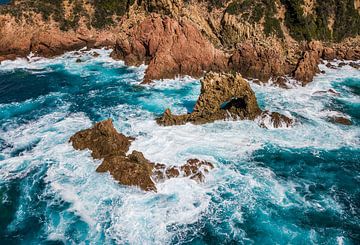 Rugged Coastline Of Corsica van Rene Jacobs