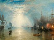 William Turner. Keelmen Heaving in Coals by Moonlight by 1000 Schilderijen thumbnail