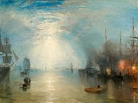 William Turner. Keelmen Heaving in Coals by Moonlight