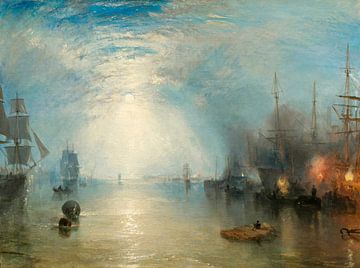 William Turner. Keelmen Heaving in Coals by Moonlight