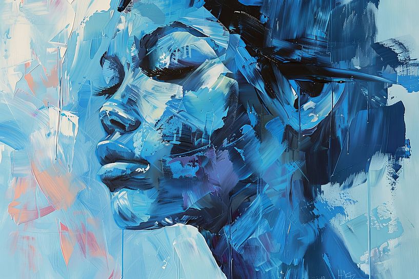 Femme abstraite par Poster Art Shop