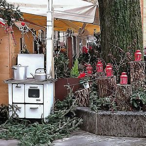 Italienische Bar Weihnachtsdekorationen
