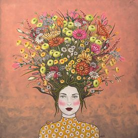 Bloemen in mijn gedachte  (gezien bij vtwonen) van Kris Stuurop