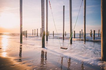 Plage de Petten sur Thomas Paardekooper