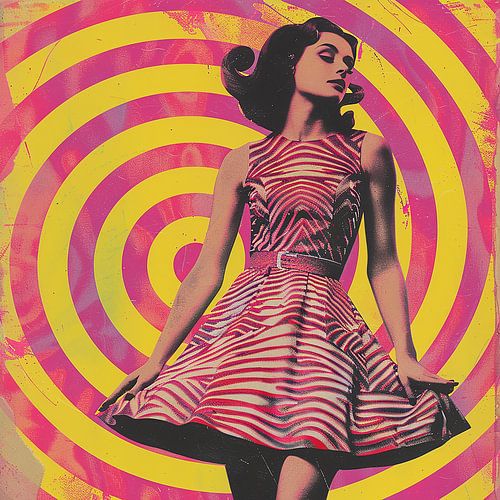 Une beauté vintage rayonnante