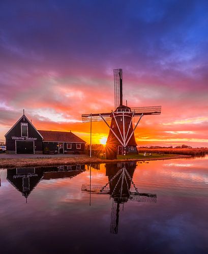 Mühle der Otter am Oterleek von peterheinspictures