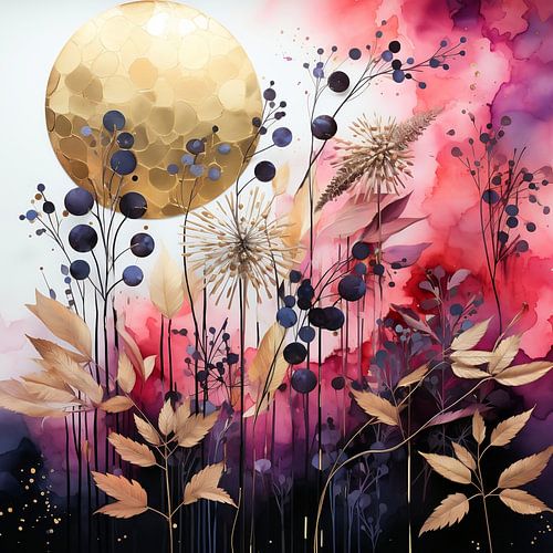 Botanical series: purple (10)