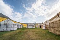 Yurt camp near Tash Rabat by Mickéle Godderis thumbnail