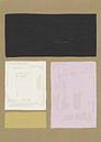 Colour Block #2 | Black, White, Lilac, Green, Brown by Bohomadic Studio thumbnail