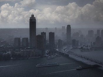 Rotterdam - City view - Skyline Rotterdam - Regen - Marja Suur (6)