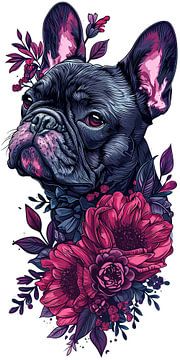 Bouledogue sur Art Merveilleux