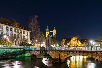 Deutschland, Mittelalterliche Stadt esslingen am neckar in magischer Atmosphäre von adventure-photos