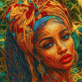 Vrouwelijke Kracht in Patronen van INGO