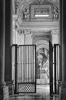 Sculpture de cavalier au Vatican