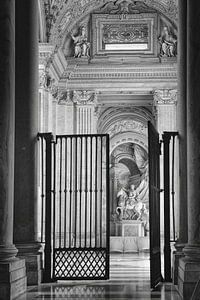 Sculpture de cavalier au Vatican