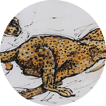De Cheeta Broeders van Vrolijk Schilderij