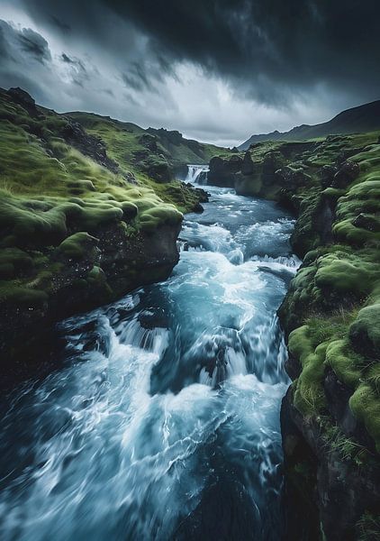Top bij nacht van fernlichtsicht