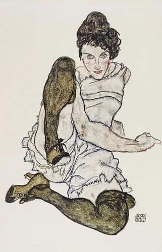 Sexy tekening, Egon Schiele, 1920