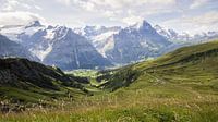 Panoramaview of the Jungfrau, Eiger and Mönch