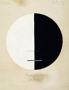 Boeddha's standpunt in het aardse leven nr. 3, Hilma af Klint