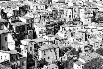 Stadsgezicht Ragusa Sicilië.